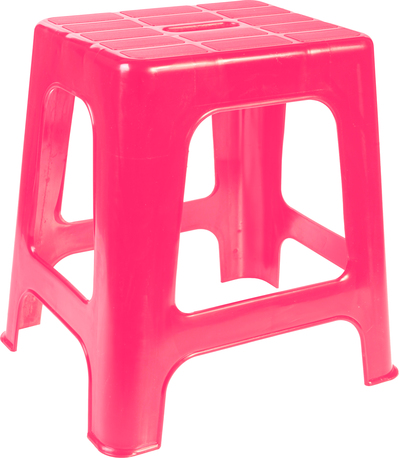 VPLAST STEP STOOL, HOT PINK - MADE IN SWEDEN VPLAST STEP STOOL, HOT PINK - MADE IN SWEDEN